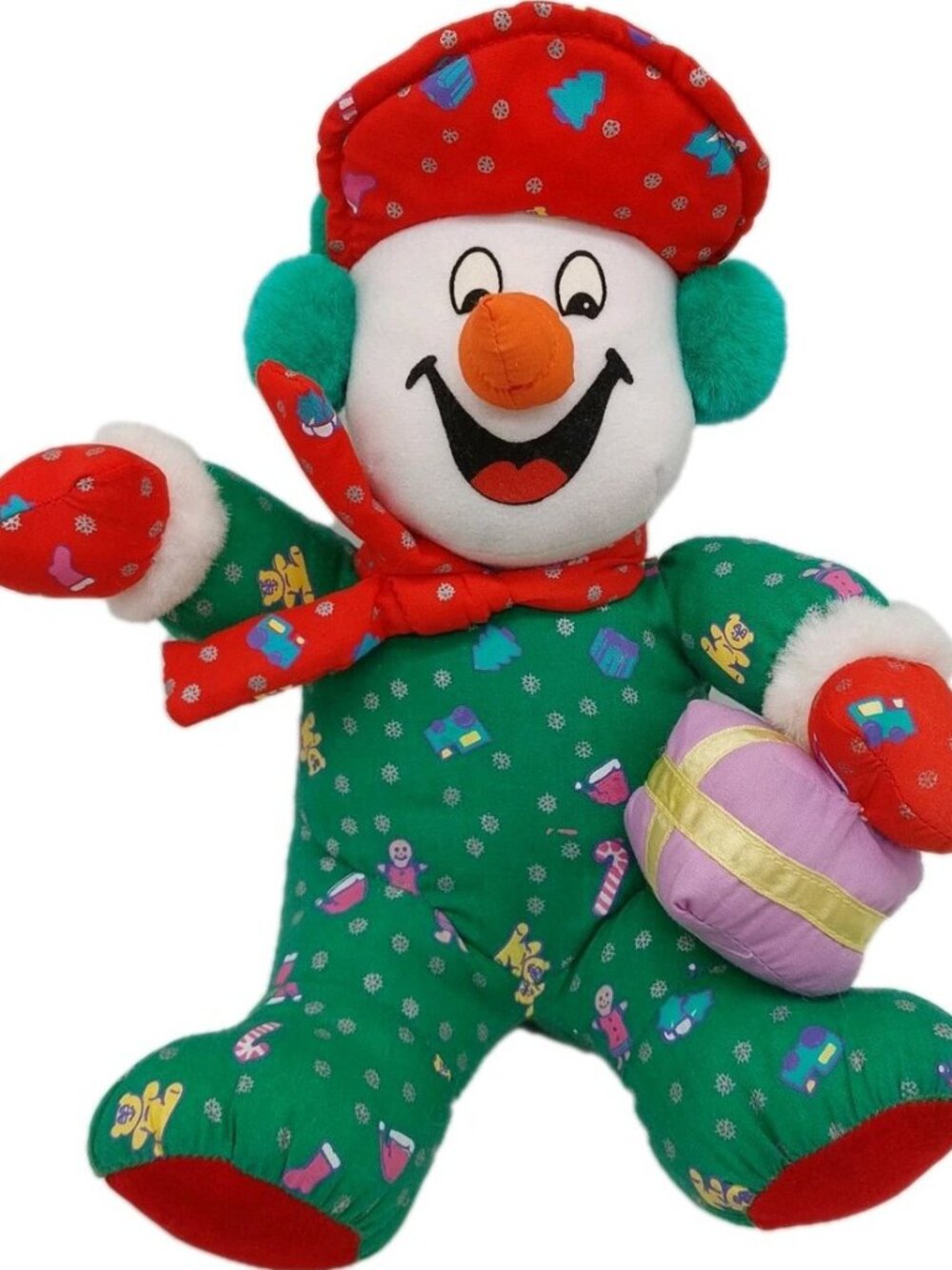 Trendmasters Frosty The Snowman 10" 1995 Plush Toy Stuffed Multi-colored